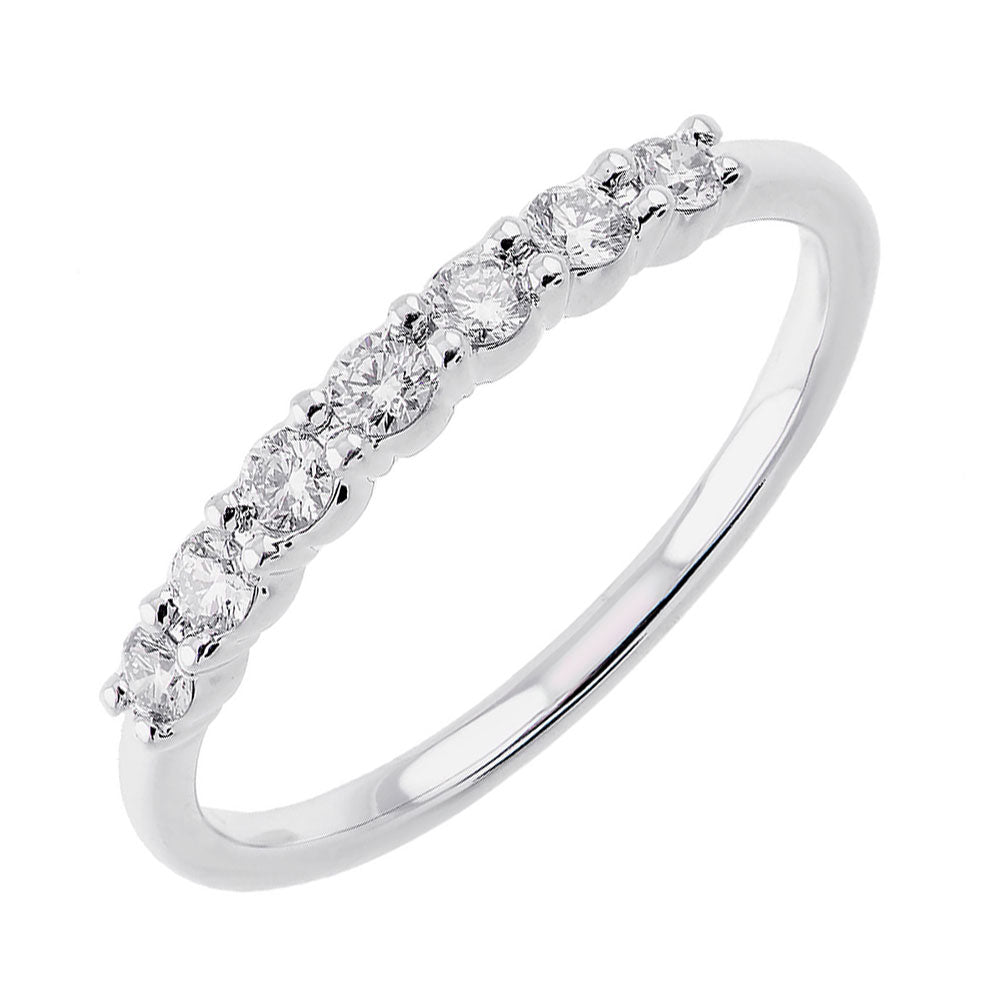 14Kt White Gold Diamond 1/4Ctw Ring