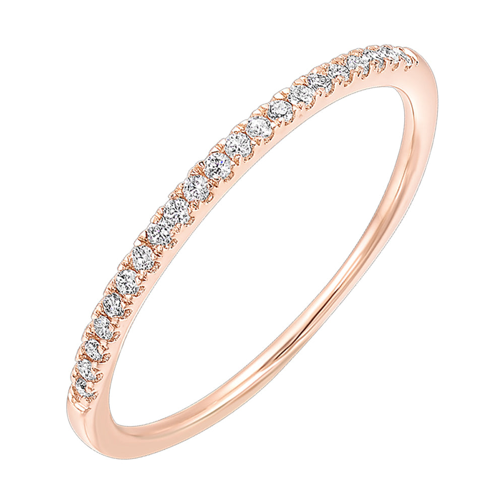 14Kt Rose Gold Diamond 1/10Ctw Ring