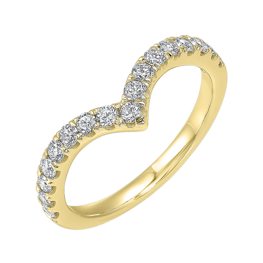 14Kt Yellow Gold Diamond 1/3Ctw Ring