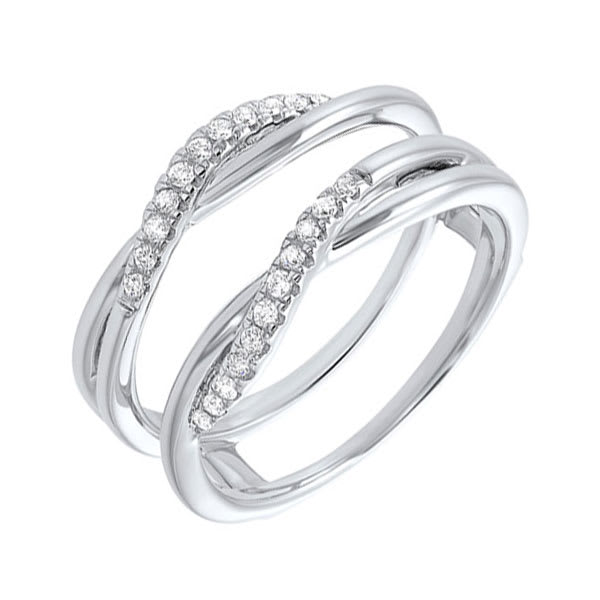 14Kt White Gold Diamond 1/6Ctw Ring