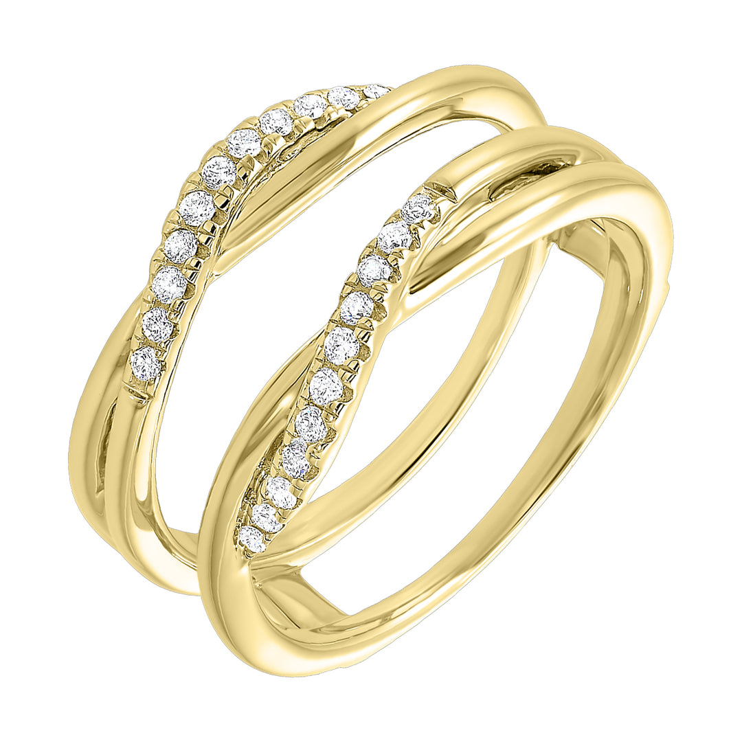 14Kt Yellow Gold Diamond 1/6Ctw Ring