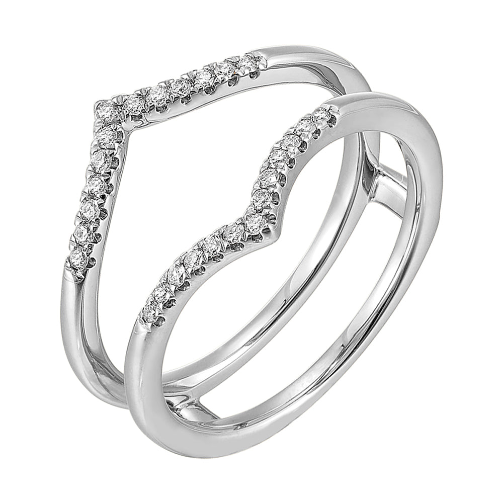 14Kt White Gold Diamond 1/6Ctw Ring