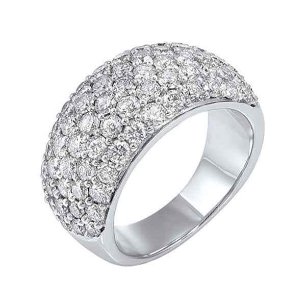 14Kt White Gold Diamond 3Ctw Ring