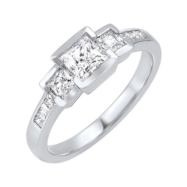 14Kt White Gold Diamond 2Ctw Ring