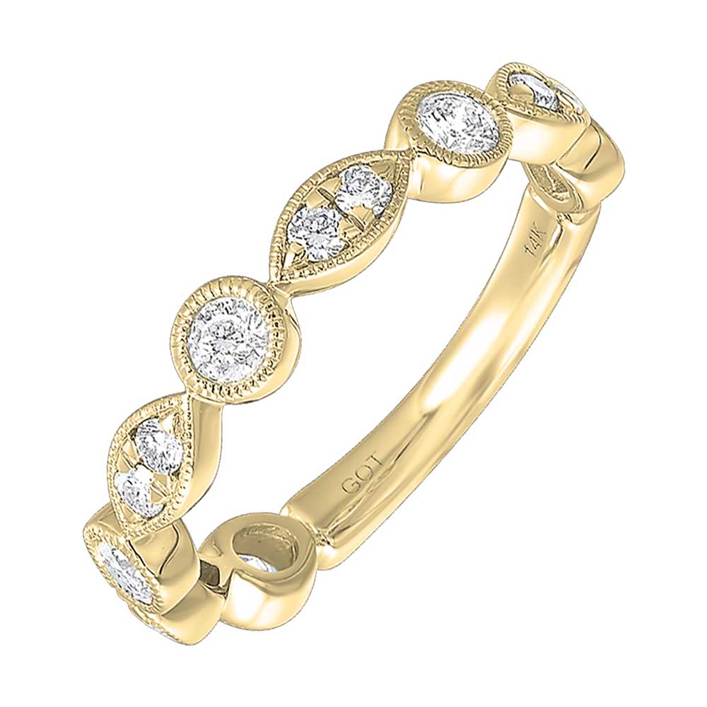 14Kt Yellow Gold Diamond 5/8Ctw Ring