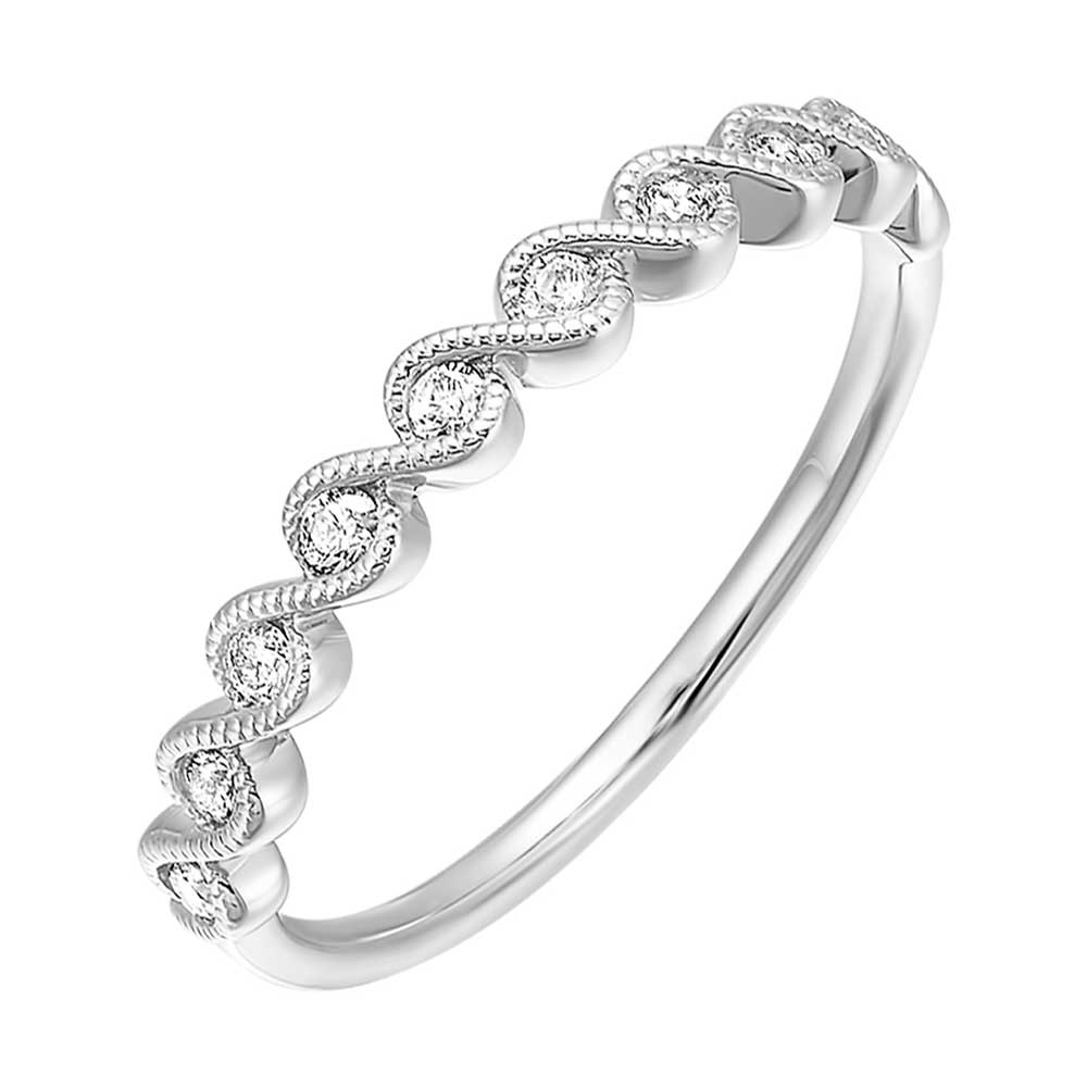 10Kt White Gold Diamond 1/6Ctw Ring