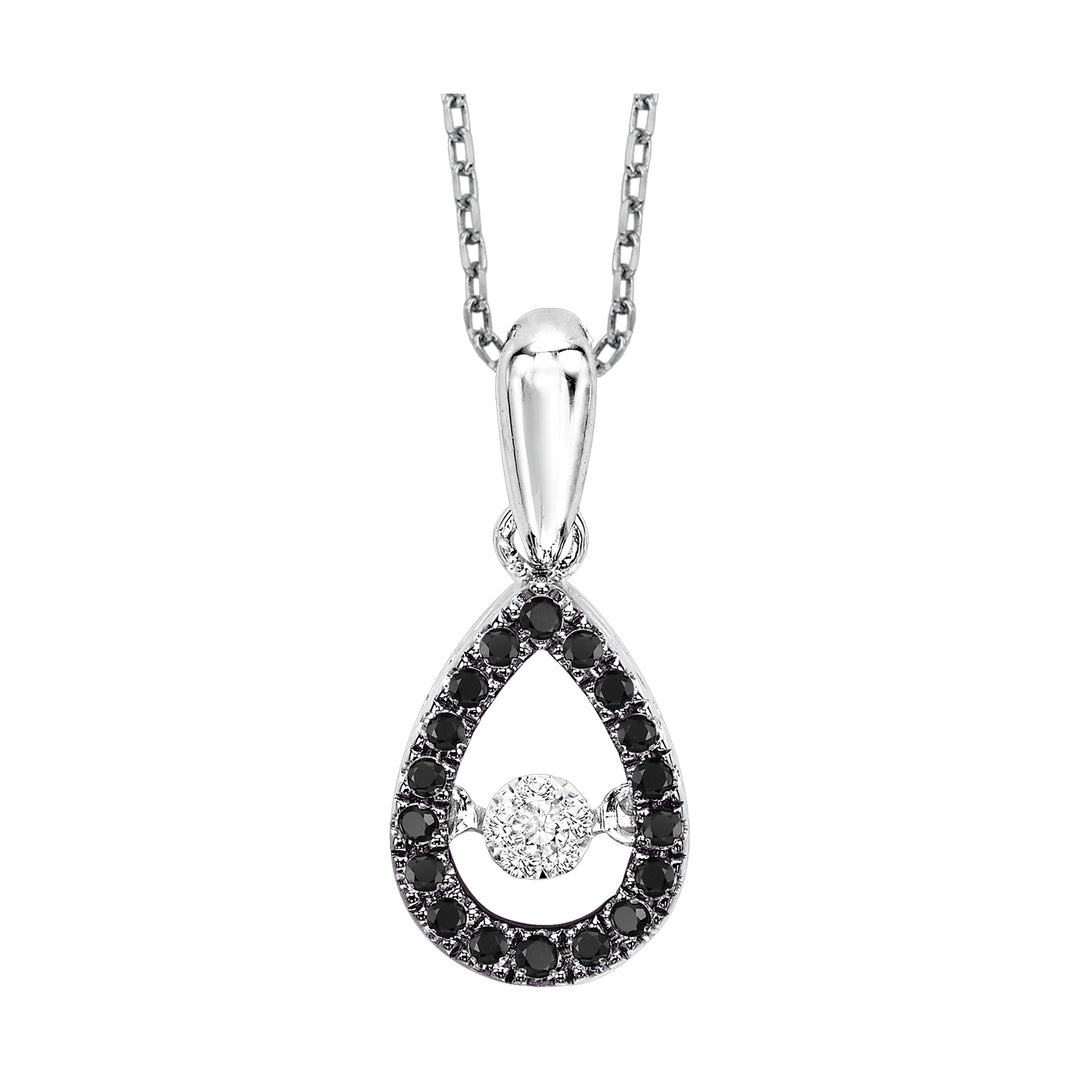 14Kt White Gold Diamond 1/5Ctw Pendant