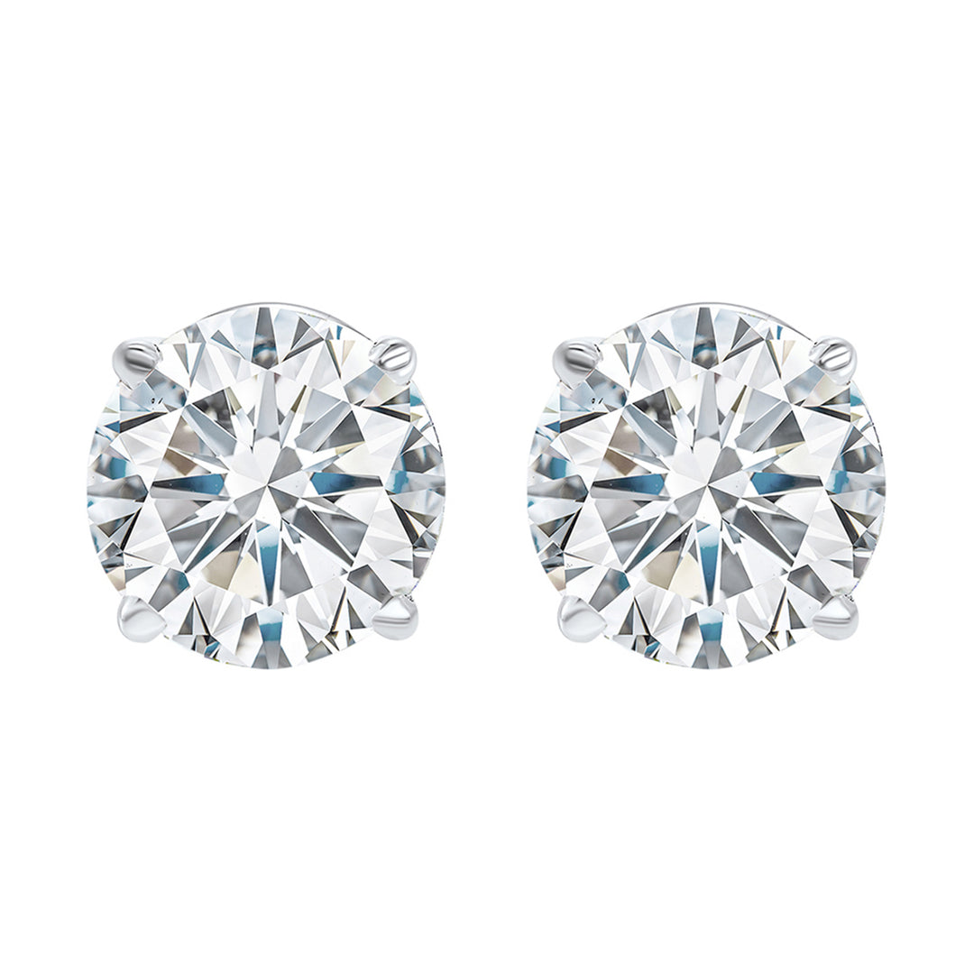 14Kt White Gold Diamond 1/2Ctw Earring