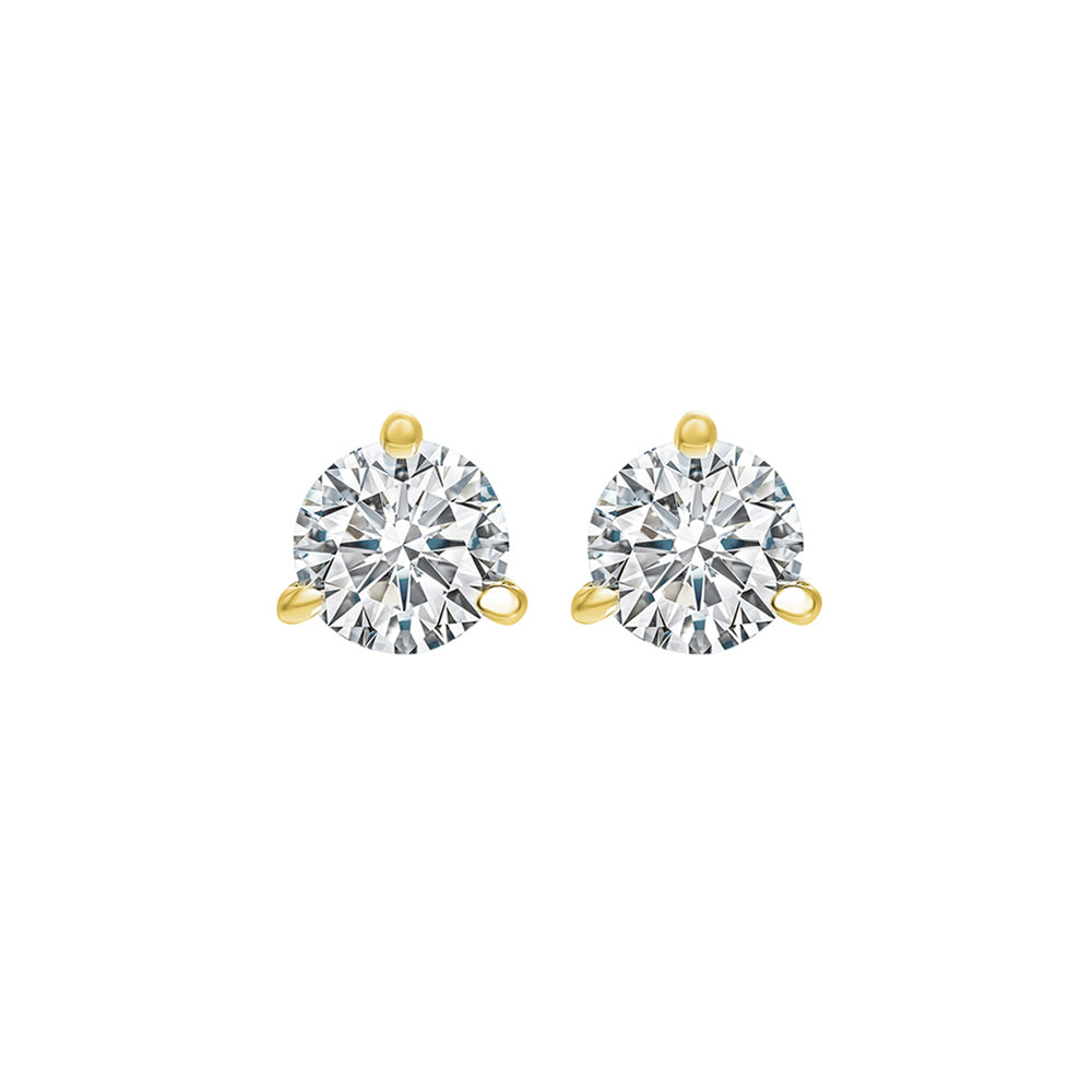 18Kt Yellow Gold Diamond 1/2Ctw Earring