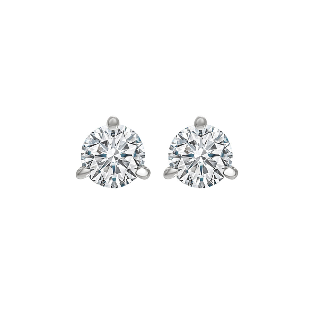 18Kt White Gold Diamond 5/8Ctw Earring