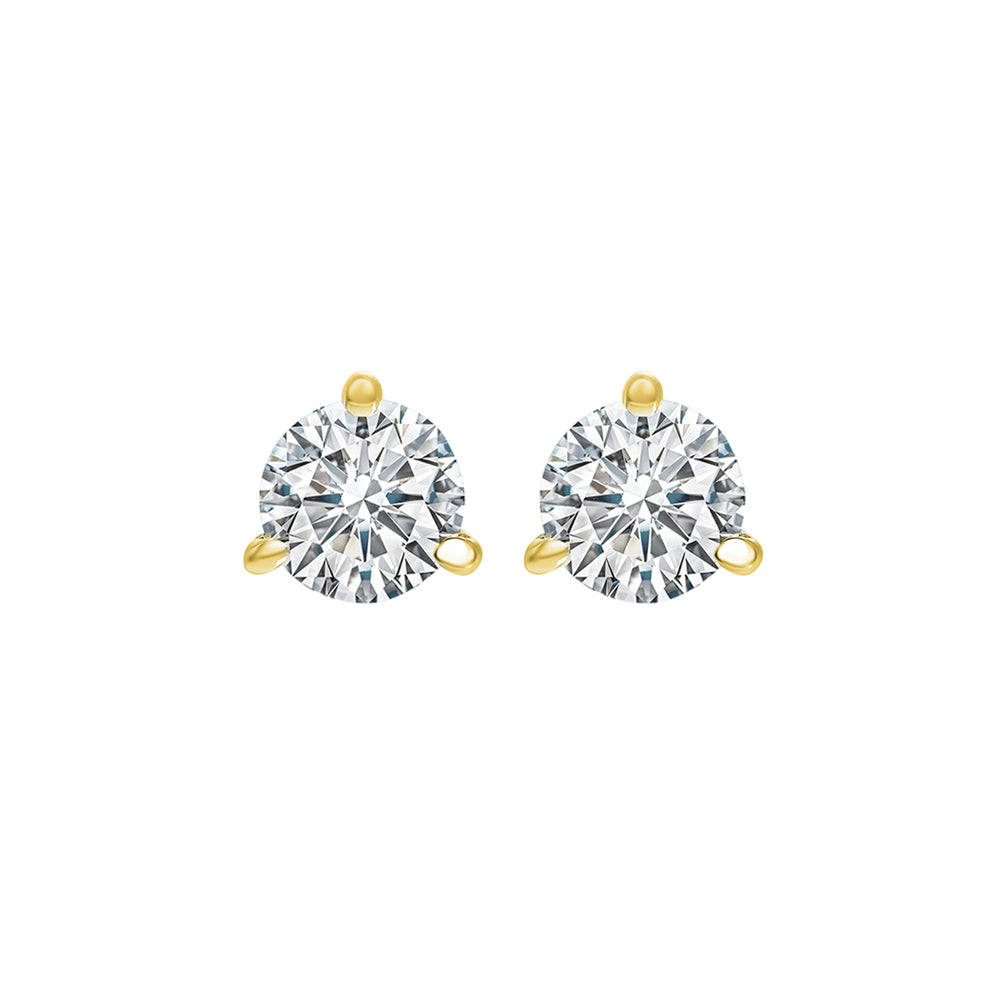 18Kt Yellow Gold Diamond 5/8Ctw Earring