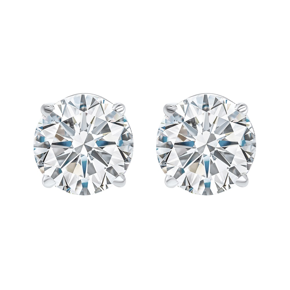 14Kt White Gold Diamond 1 1/2Ctw Earring