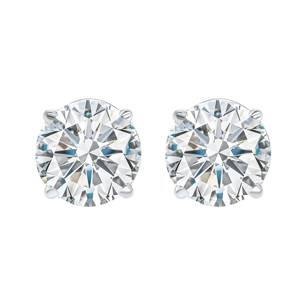 14Kt White Gold Diamond 1 1/2Ctw Earring