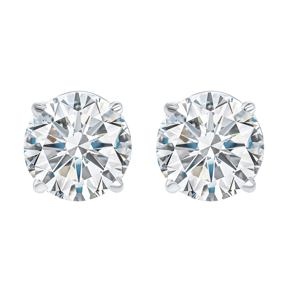 14Kt White Gold Diamond 2Ctw Earring