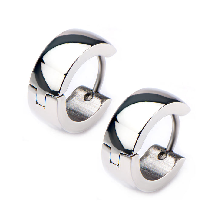 9mm/5mm Inox Jewelry Stainless Steel Huggies Earrings