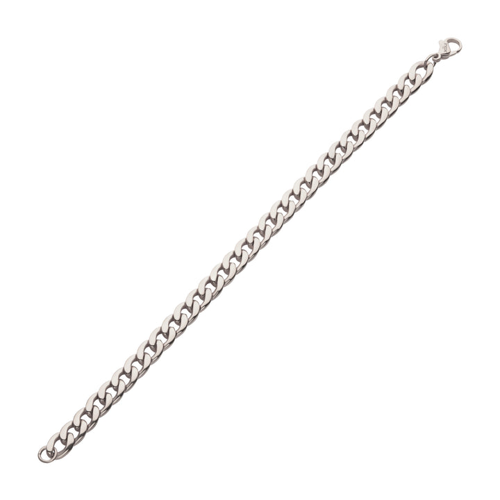 7.4mm Titanium Curb Chain Bracelet