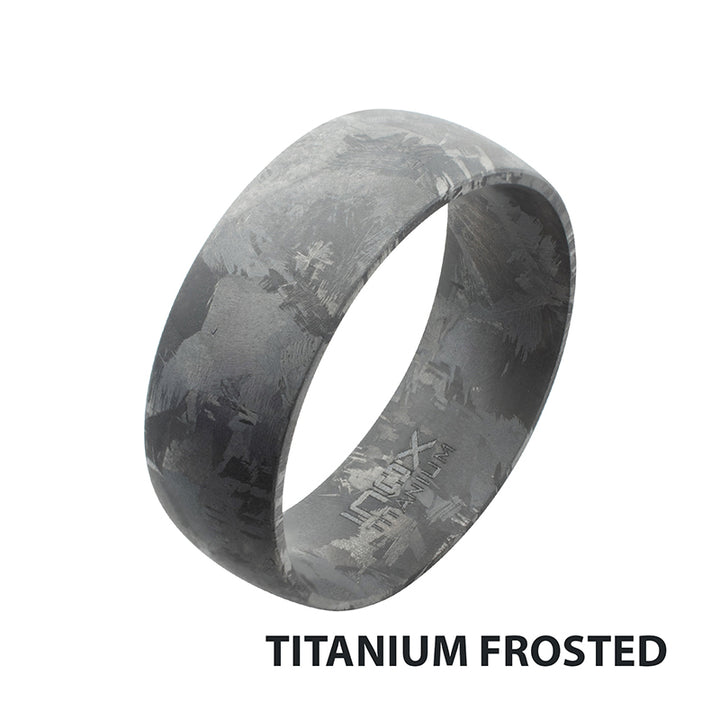 Titanium Frosted Ring