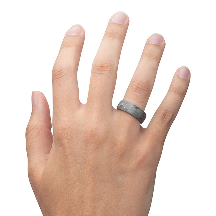 Titanium Frosted Ring