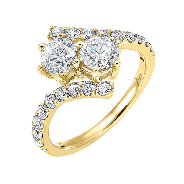 14Kt Yellow Gold Diamond 1/4Ctw Ring