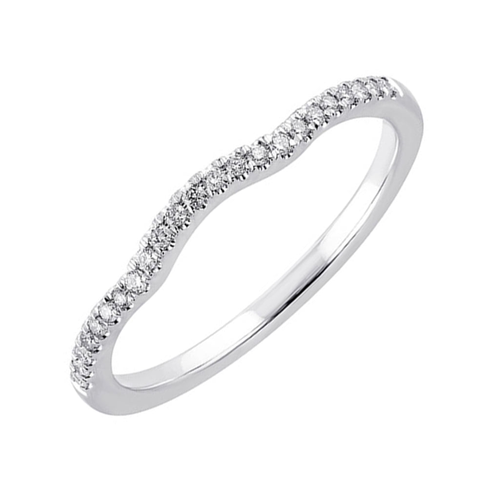 14Kt White Gold Diamond 1/10Ctw Ring