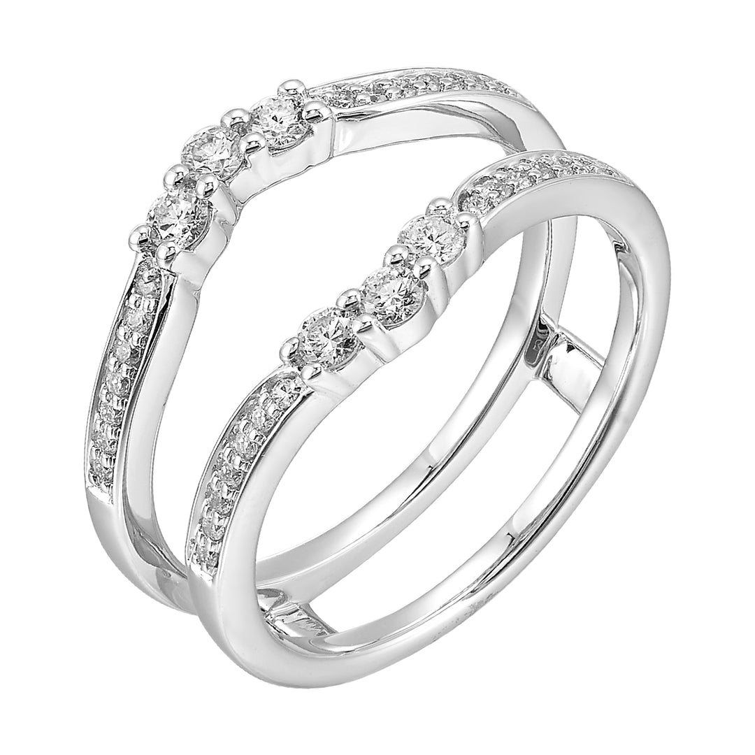 18Kt White Gold Diamond 1/3Ctw Ring