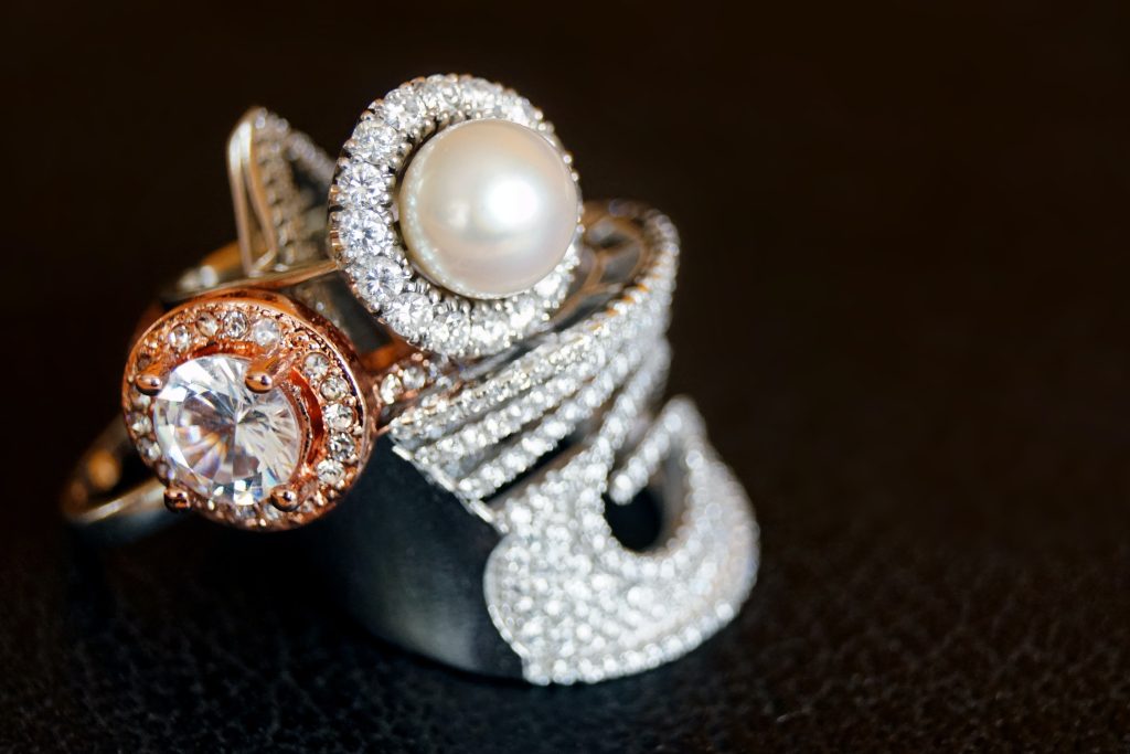 assortment of fine jewelry rings